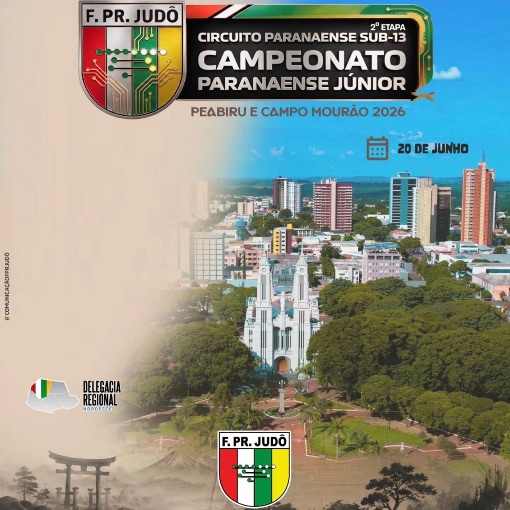 Capa do evento Circuito PR de Judô Sub-13 e Campeonato PR Júnior