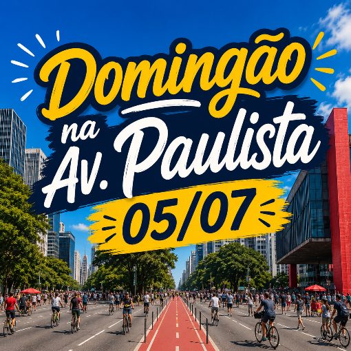 Event cover Lazer Domingão na Av. Paulista - 05/07