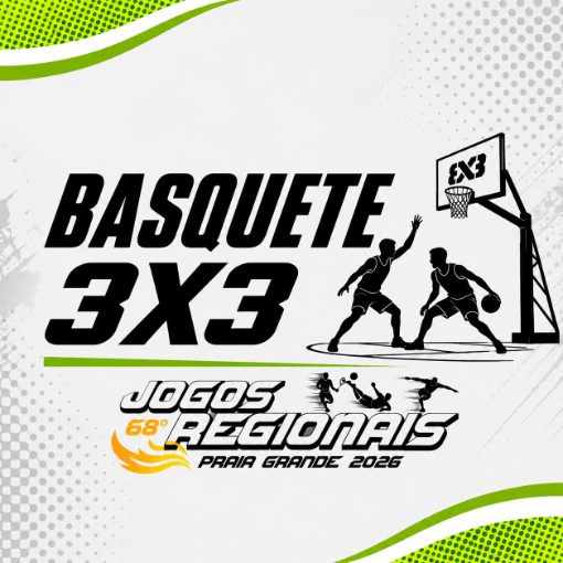 Event cover Basquete 3x3 - Jogos Regionais de Praia Grande - | 30 e 01 |