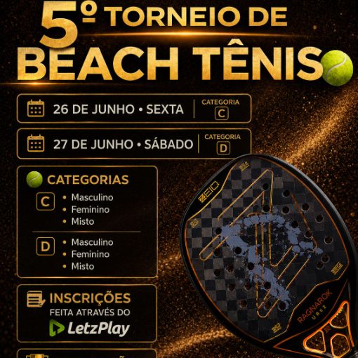 Event cover 5º TORNEIO DE BEACH TÊNIS - 