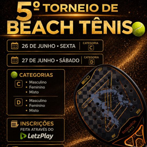 Event cover 5º TORNEIO DE BEACH TÊNIS - 