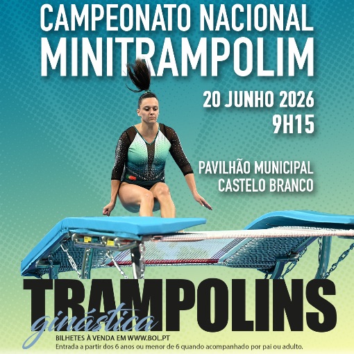 Capa do evento Trampolins | Campeonato Nacional de Minitrampolim