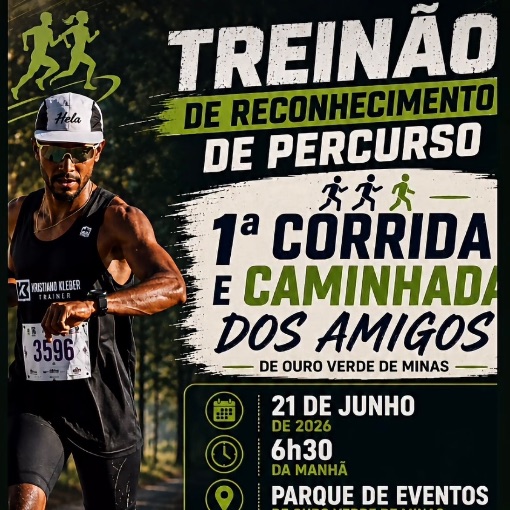 Event cover Treinão - Corrida dos Amigos de Ouro Verde de Minas