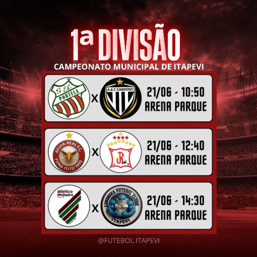 Event cover Campeonato Municipal de Itapevi - 1ªDivisão
