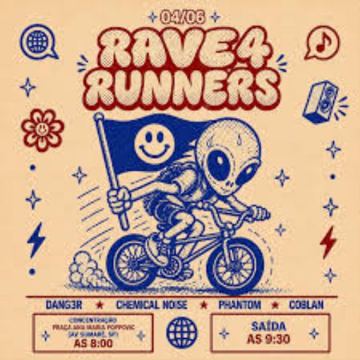 Event cover RAVE 4 RUNNERS RJ (OFICIAL)
