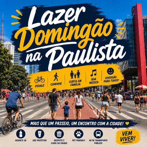 Copertura dell'evento Lazer na Paulista | Domingo
