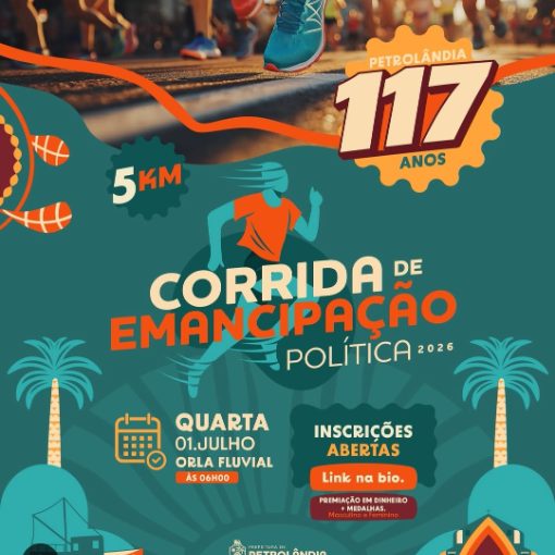 Event cover Corrida de Emancipação Petrolândia 
