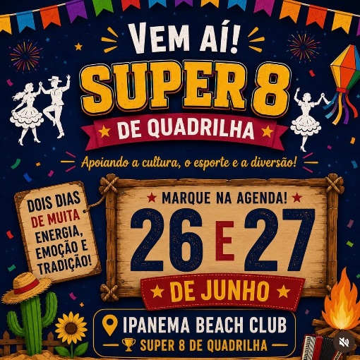 Event cover Super 8 de Quadrilha