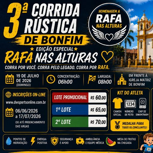 Event cover 3ª Corrida Rustica de Bonfim