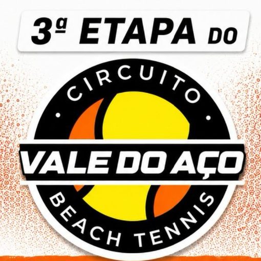 Event cover 3ª Etapa Circuito Beach Tennis Vale do Aço