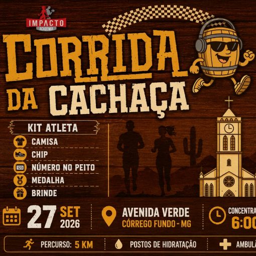Portada del evento 2° EDIÇÃO DA CORRIDA DA CACHAÇA EM CORREGO FUNDO MG