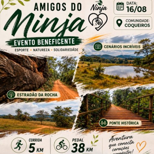 Capa do evento Amigos do Ninja