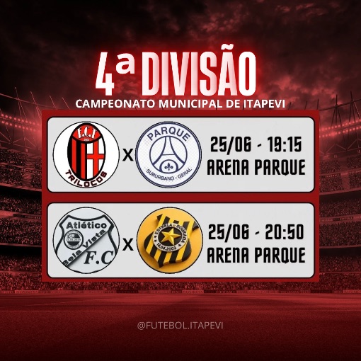 Event cover Campeonato Municipal de Itapevi - 4ª Divisão  