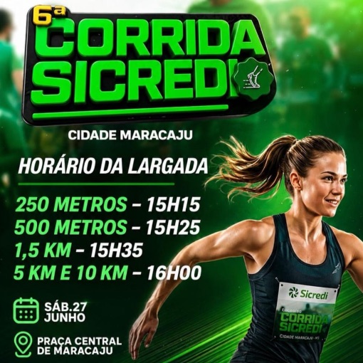 Couverture de l'événement 6ª CORRIDA SICREDI