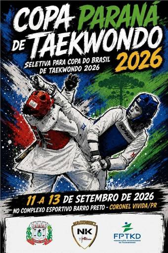 Event cover Copa Paraná de Taekwondo 2026 - dia 12/09