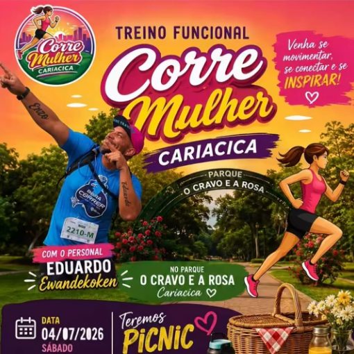 Event cover TREINO FUNCIONAL - CORRE MULHER