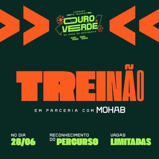 Event cover TREINO DE ANIVERSÁRIO MOHAB - OURO VERDE