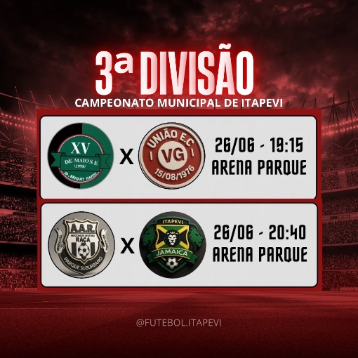 Event cover Campeonato Municipal de Itapevi - 3ª Divisão