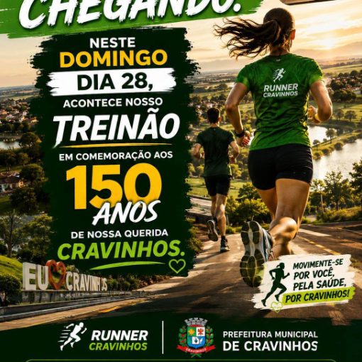 Event cover Treinão Cravinhos 150 anos