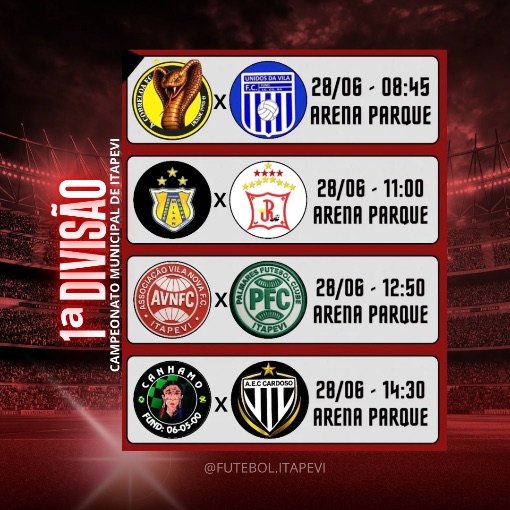 Portada del evento Campeonato Municipal de Itapevi - 1ª Divisão