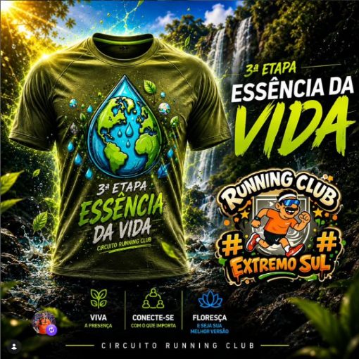 Capa do evento 3ª Etapa: Essência da Vida - Circuito Running Club 