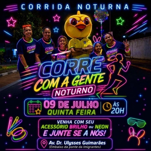 Portada del evento CORRE COM A GENTE NOTURNO 09.07