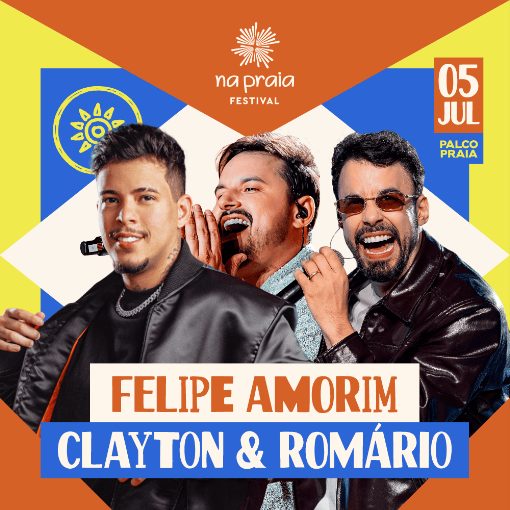Event cover Felipe Amorim + Clayton e Romário