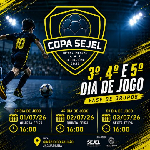 Event cover COPA SEJEL 2026 | FASE DE GRUPOS | Azulão, Jaguariúna