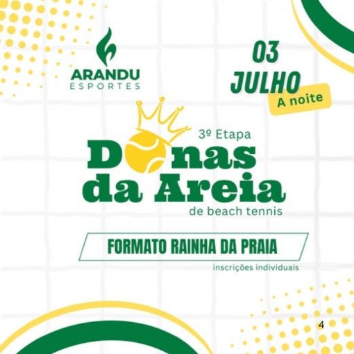 Event cover DONAS DA AREIA DE BEACH TENNIS