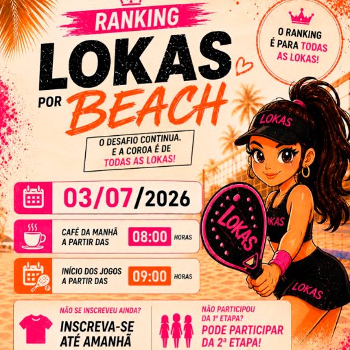 Event cover 2ª Etapa do Ranking LOKAS Por Beach