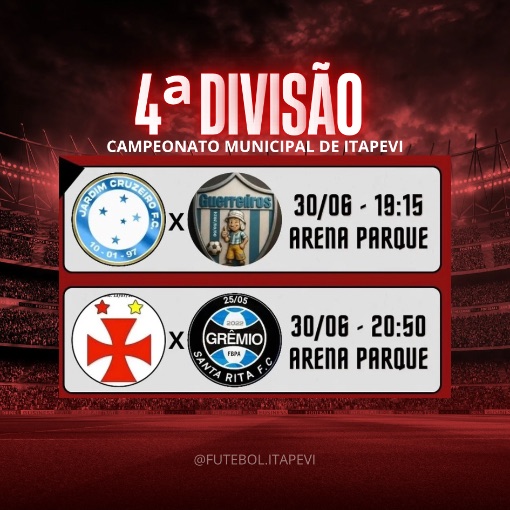 Portada del evento Campeonato Municipal de Itapevi - 4ª Divisão