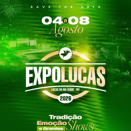 Portada del evento 06/08 (quinta-feira) EXPO LUCAS 2026