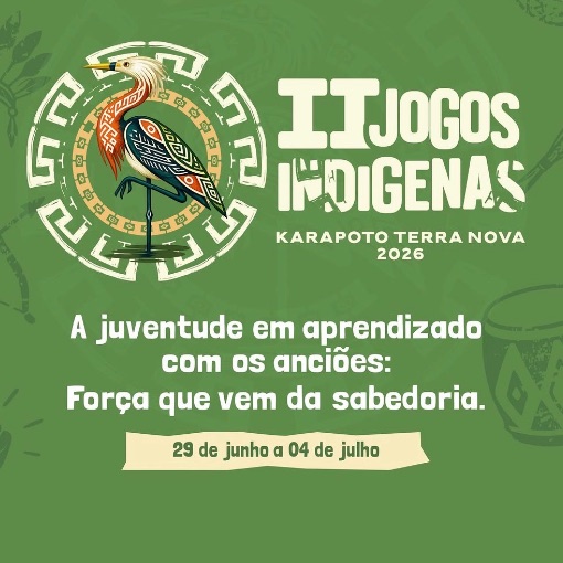 Capa do evento II Jogos Indigenas Karapoto Terra Nova