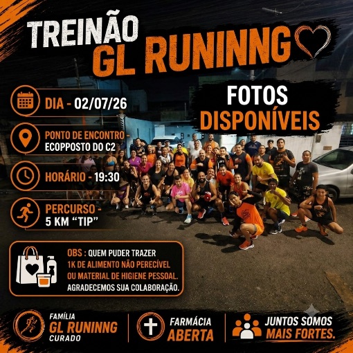 Event cover TREINÃO GL RUNNING