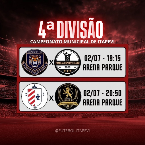Portada del evento Campeonato Municipal de Itapevi - 4ª Divisão