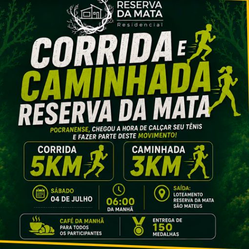 Event cover CORRIDA E CAMINHADA RESERVA DA MATA