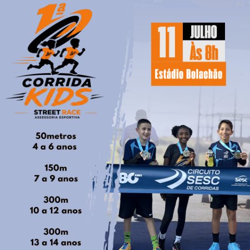 Copertura dell'evento 1ª Corrida Kids Street Race