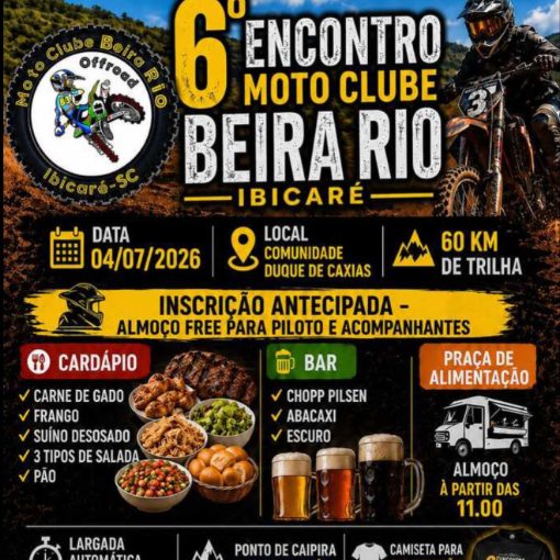 Event cover 6º ENCONTRO MOTO CLUBE BEIRA RIO