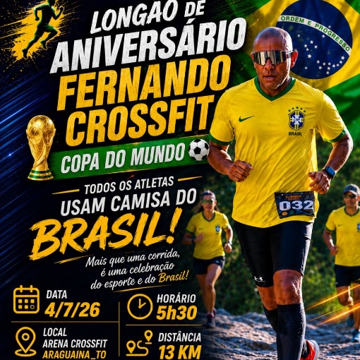 Copertura dell'evento Longão de Aniversário FERNANDO Crossfit