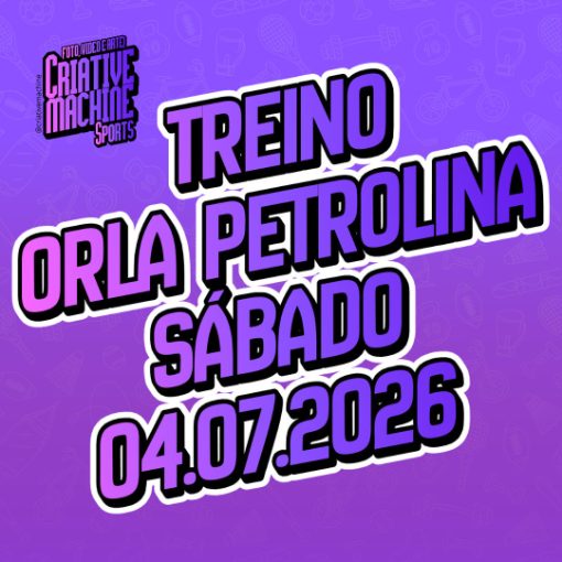 Event cover TREINO ORLA PETROLINA - SÁBADO 