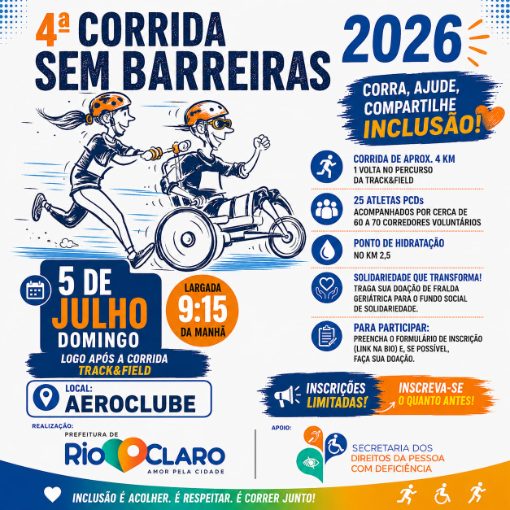 Event cover 4ª Corrida Sem Barreiras