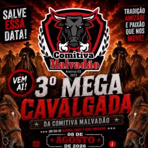 Event cover 3ª MEGA CAVALGADA DA COMITIVA MALVADÃO