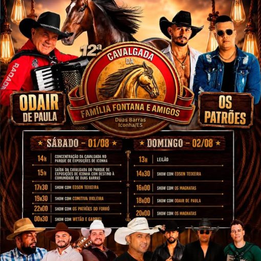 Event cover 12ª CAVALGADA DA FAMILIA FONTANA E AMIGOS