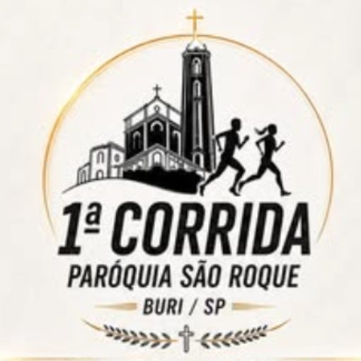 Event cover 1ª Corrida da Paróquia São Roque - Buri/SP