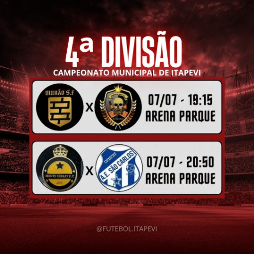 Event cover Campeonato Municipal de Itapevi - 4ª Divisão  