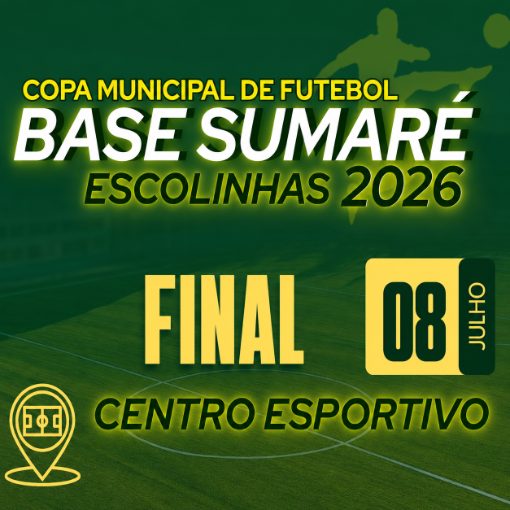 Event cover FINAL DA COPA MUNICIPAL DE BASE EM SUMARÉ