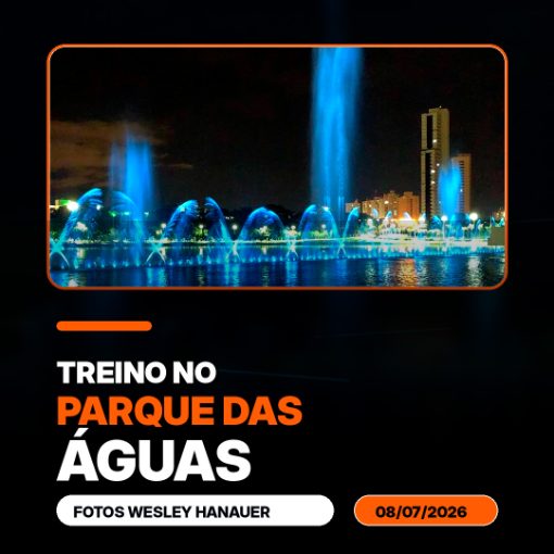 Event cover TREINO NO PARQUE DAS ÁGUAS ( FOTOS WESLEY HANAUER ) 