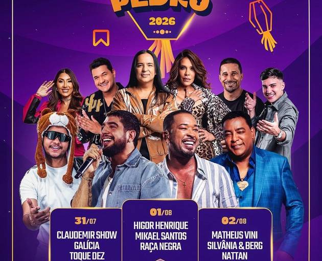 Event cover JOAO PEDRO 2026 - CAMOCIM DE SÃO FELIX 31/07 A 02/08