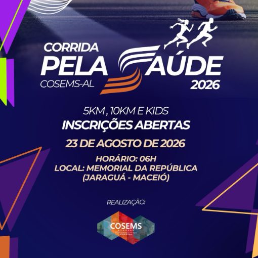 Naslovnica dogodka CORRIDA PELA SAÚDE - COSEMS - 2026