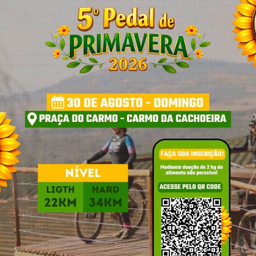 Capa do evento 5º PEDAL DA PRIMAVERA
